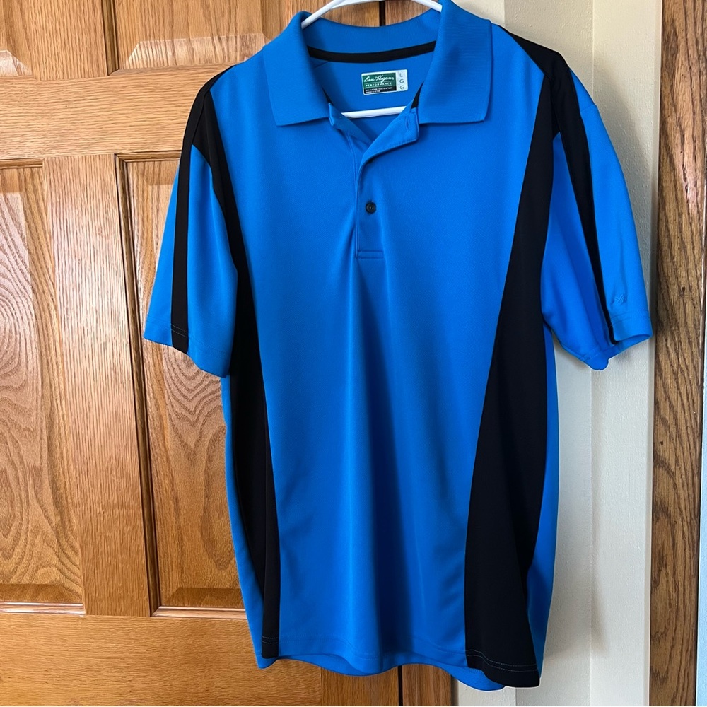 Ben Hogan Performance Two Tone Blue Polo Men’s Size L